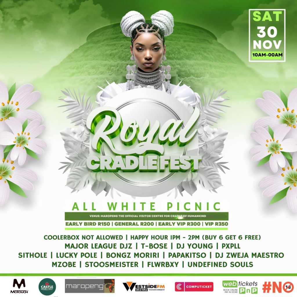 All white Royal Cradle Fest